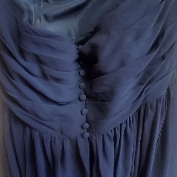 Bill Levkoff Navy Bridesmaids Dress US12 - Picture 6 of 6